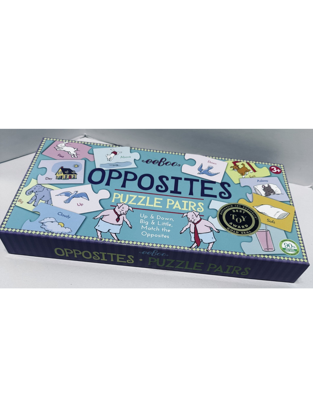 eeBoo‎ Opposites Simple Puzzle Pairs Learning preschool kindergarten